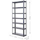 Marbo Sport Рафтове Dexion 80x25x183 см с 7 Рафта Обща Товароносимост 350 кг