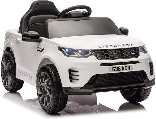 Super-Toys Land Rover Discovery Едноместен с дистанционно управление 12 волта Бял