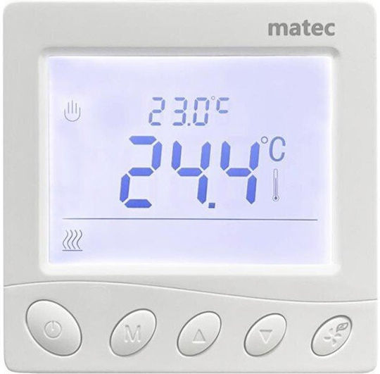 Zamel Rtp-04 Digital In die Wand eingelassener Thermostat für Raum