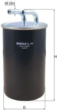 Filtru De Benzină Original Mahle Kl 737
