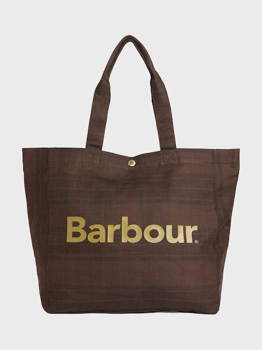 Barbour Fabric Women's Tote Bag Brown