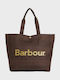 Fabric Women's Tote Bag Brown