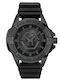 Philipp Plein Men's Watch 45mm Battery with Black Rubber Strap