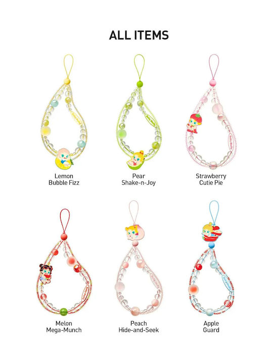 Pop Mart Baby Molly Fruity Aroma Series Phone Charm Blind Box 1 Piece Random Selection