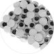 Euro Trade Stickers Eyes 12mm Crafts Decoration 80 Pieces