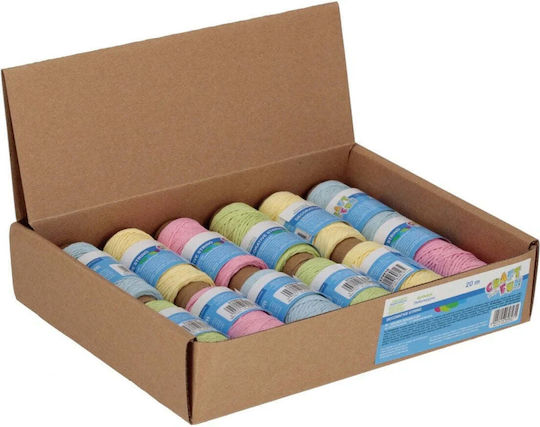 Craft Fun Decorative Ribbon-Cord 20m Mix4 Cf Pbh 12/240