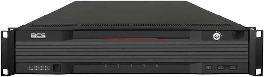 BCS BCS-U-NVR3208R-A-4K Καταγραφικό NVR 32 Καναλιών με Ανάλυση 4K
