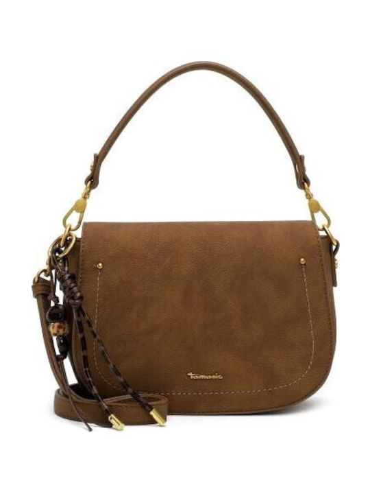 Malou Damenhandtasche Crossbody Schulter Wildleder Braun