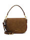 Malou Damenhandtasche Crossbody Schulter Wildleder Braun