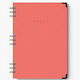 adBook Daily Agenda B5 2027 Orange Spiral 17x25cm
