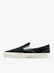 Slip-on-uri pentru bărbați din material textil negre