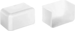 Kopos Крайна Капачка За Канал Eke Бяла 100x60mm