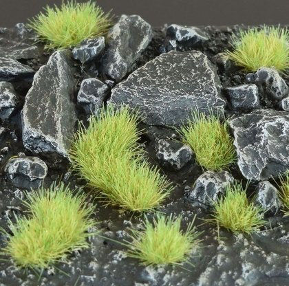 Gamers Grass 6mm Grass Tufts Light Green Wild 70 Pieces