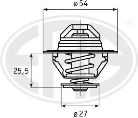 Termostat lichid de răcire Mahle Original Tx 92 86d