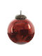 Weihnachtsbaumschmuck Glasartig Beleuchtbares Rotes 8cm