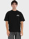 Herrenbluse Kurzarm Schwarz T-Shirts