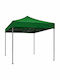 Gazebo Pliabil De Grădină Verde 3x3m