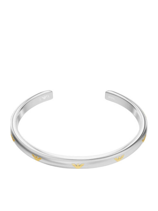 Emporio Armani Мъжка гривна белезници от стомана 18cm