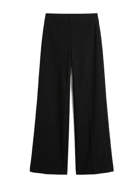Damenhose in Gerader Schnitt Schwarz