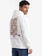 Sweatshirt With Hood Ecru