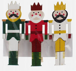 Craft with Fun Коледна Щипка За Дрехи 10x16x2см 3 Бройки