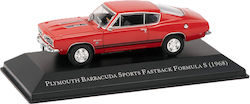 Плимут Barracuda Sports Fastback Формула S 1968 Червен