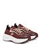 Women's Chunky Sneakers Burgundy