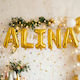 Set 5 Baloane Folie Aurii 40 cm