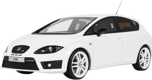Model Mașină Machetă Seat Leon Mk2 Cupra R Alb Candy B9a 2010 Scara 1:18 Otto Models Ot1332