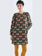 Mini Shirt Dress Green
