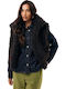 Women's Sleeveless Winter Jacket Dk.brown