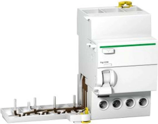 Schneider Electric Релета На Релса Изтичане На Земя 25A Четириполюсно С Напрежение 500V