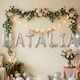 Set of 7 Balloons Letters with Name Silver Foil 40cm
