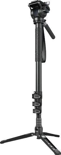 Smallrig 6622 Aluminum Monopod 4 Sections Video Head