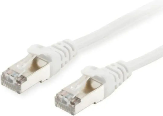 Alcasa S/FTP Кат.7 (10Gbps) Мрежов Кабел Ethernet 20м Бял