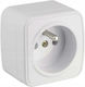 Elektro Plast Single Walled Power Socket White