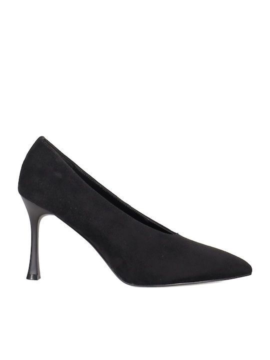 Wildleder Pumps Schwarz