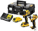 DEWALT DCK2060L2T Set Mașină de Găurit și Șurubelniță 18V cu 2 Baterii 3Ah și Husă