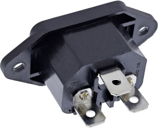 InLine IEC C14 - IEC C14 Cable Μαύρο