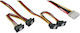 InLine - Cable 0.55m Πολύχρωμο 29672B