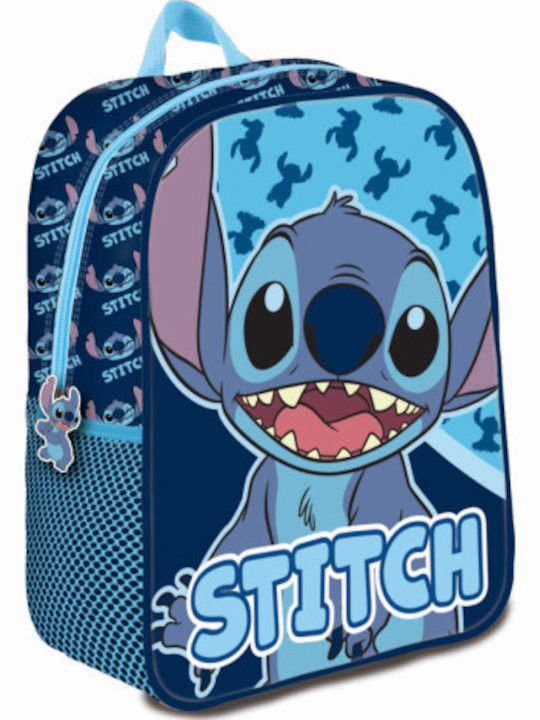 Disney Stitch School Backpack Elementary with Water Bottle Holder 24 x 8 x 30cm