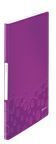 Leitz Transparent File Folder with Rubber Band and Ears for A4 Paper Purple