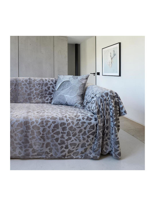 Linea Home Stone Throws Set 3 pcs Jacquard Grey