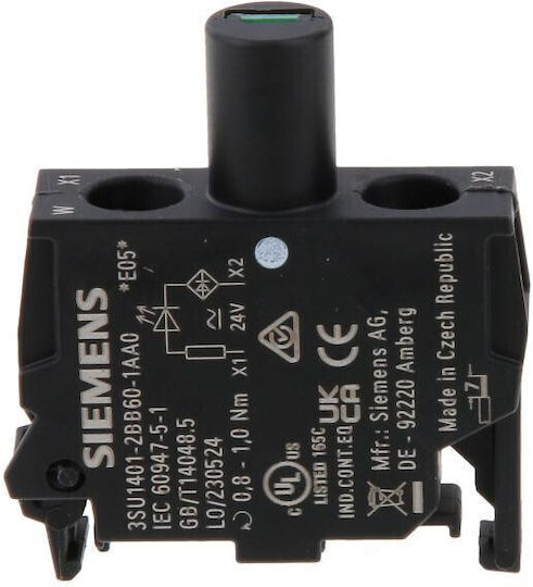 Siemens Industrieller Druckknopf 3SU1401-2BB60-1AA0