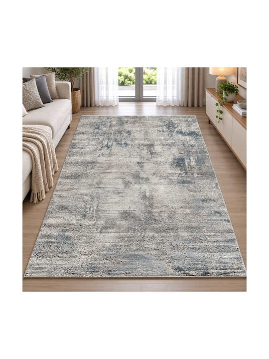Ανάγλυφα Χαλί Ορθογώνιο Grey Blue 240x300cm