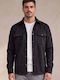 Alcantara Overshirt Cu Mânecă Lungă Negru