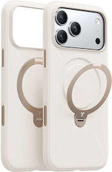 Torras Ostand Q3 Silicone Back Cover White (iPh...