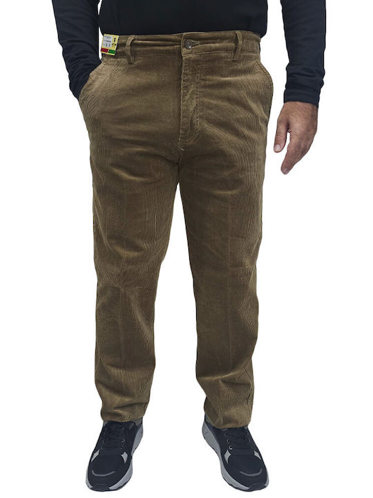 Men's Chino Trousers Regular Fit Beige