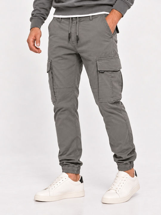 Brokers Jeans Herren Cargo Hose Grau