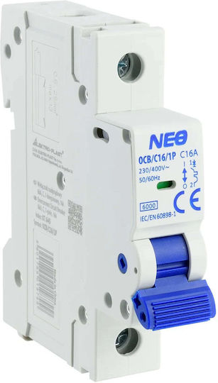 Elektro Plast Automatischer Leistungsschalter 16A Monopolisch 87.645